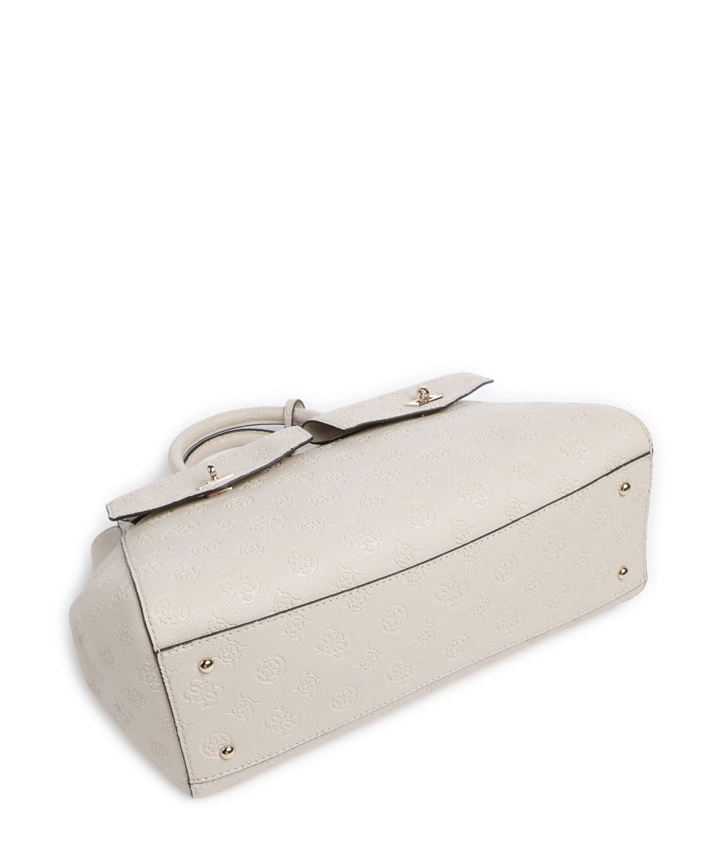 Guess Blake Large Handbag bone logo