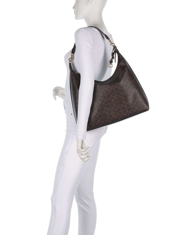 Coach Juliet Signature 38 Hobo bag maple