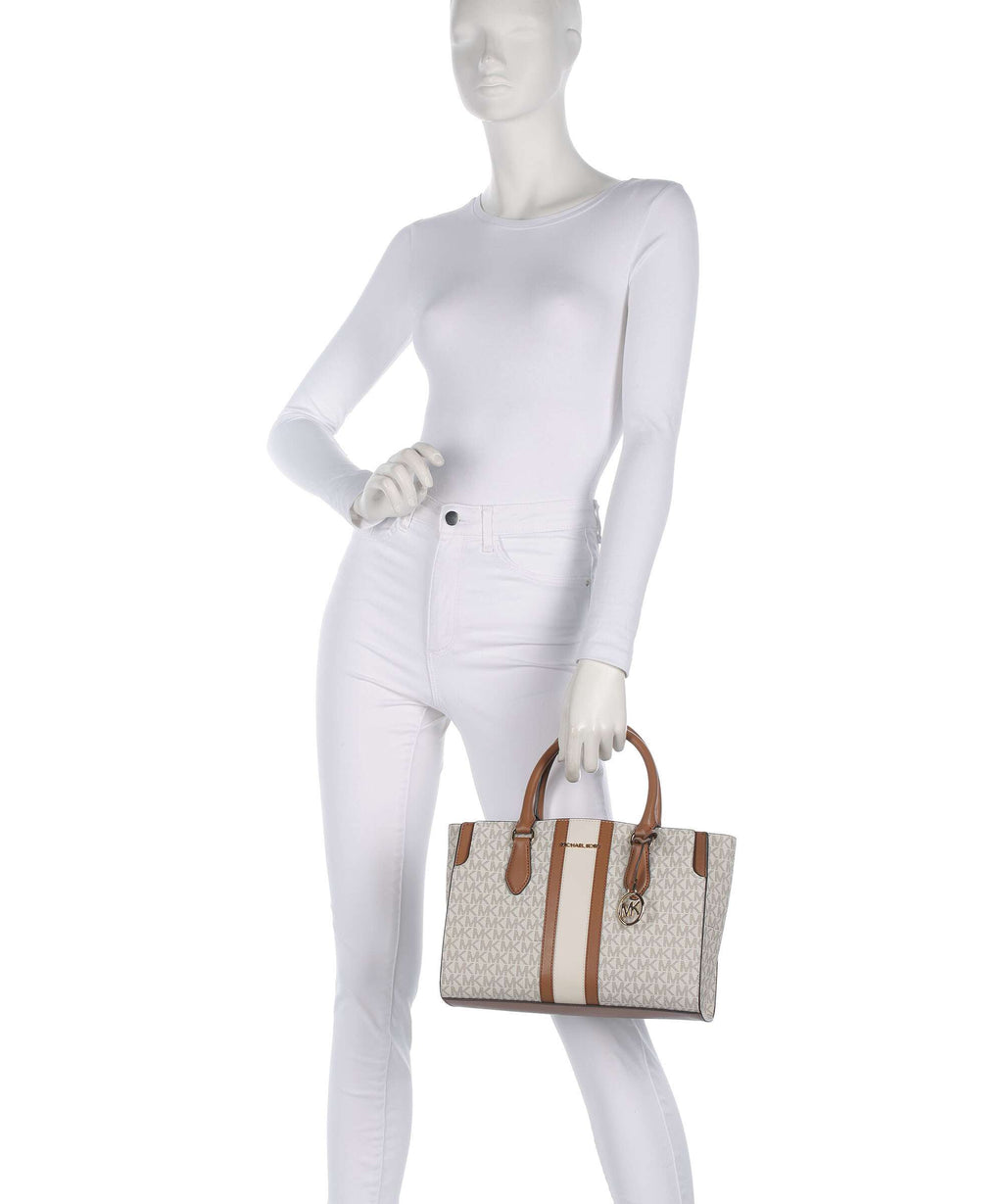 Michael Kors Becca Medium Handbag vanilla/acorn