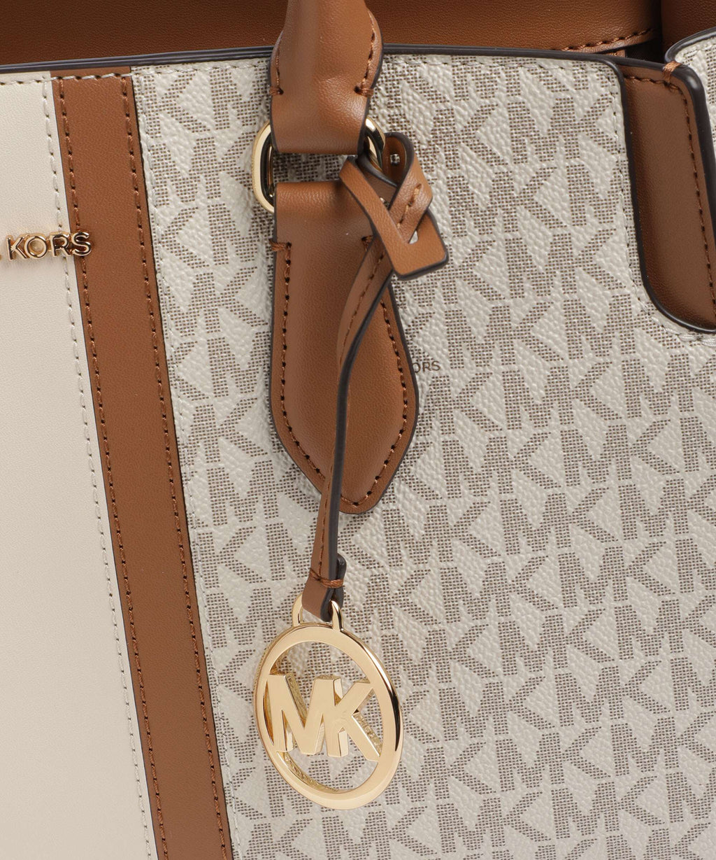 Michael Kors Becca Medium Handbag vanilla/acorn