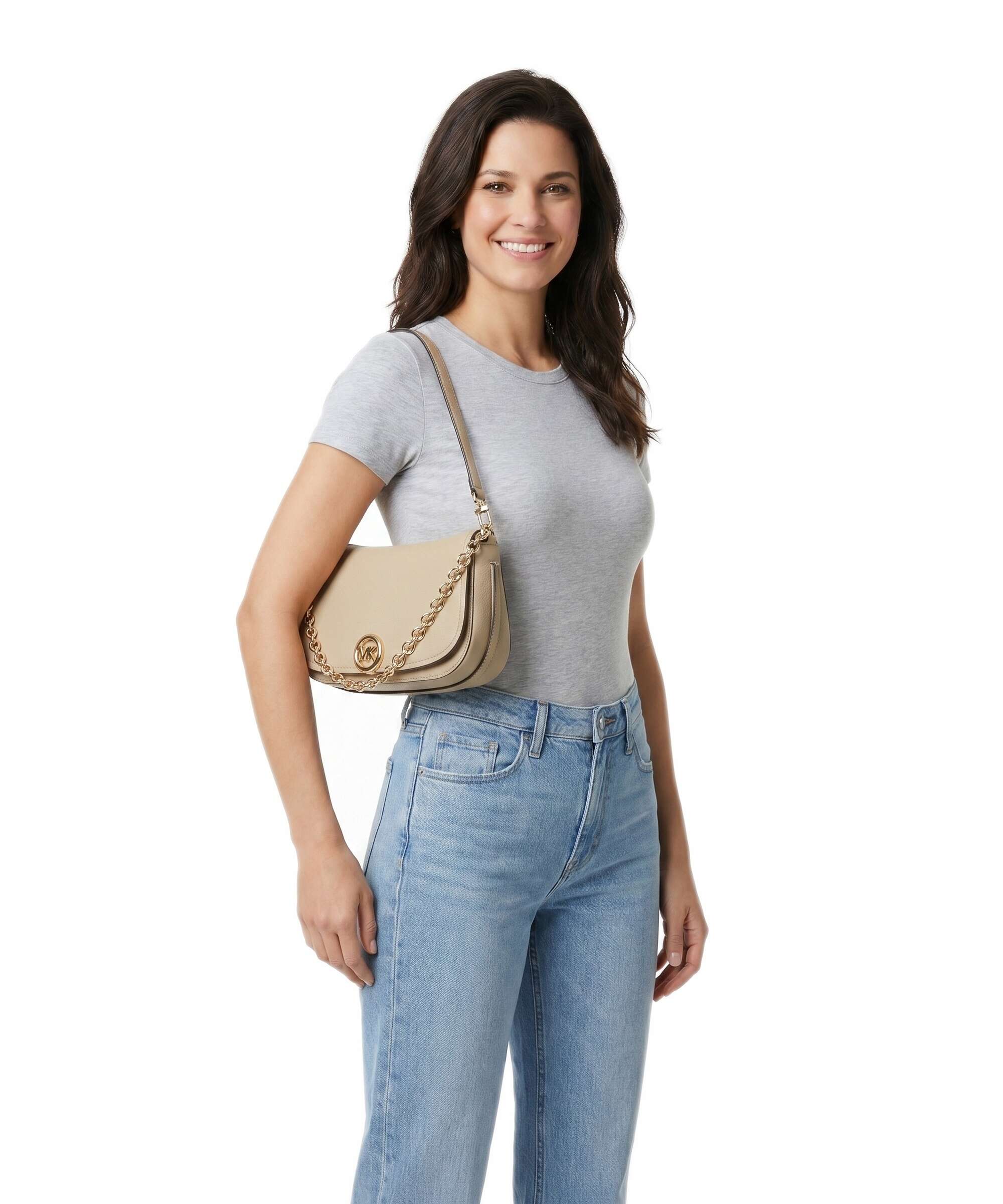 Michael Kors Nolita Medium Shoulder bag khaki