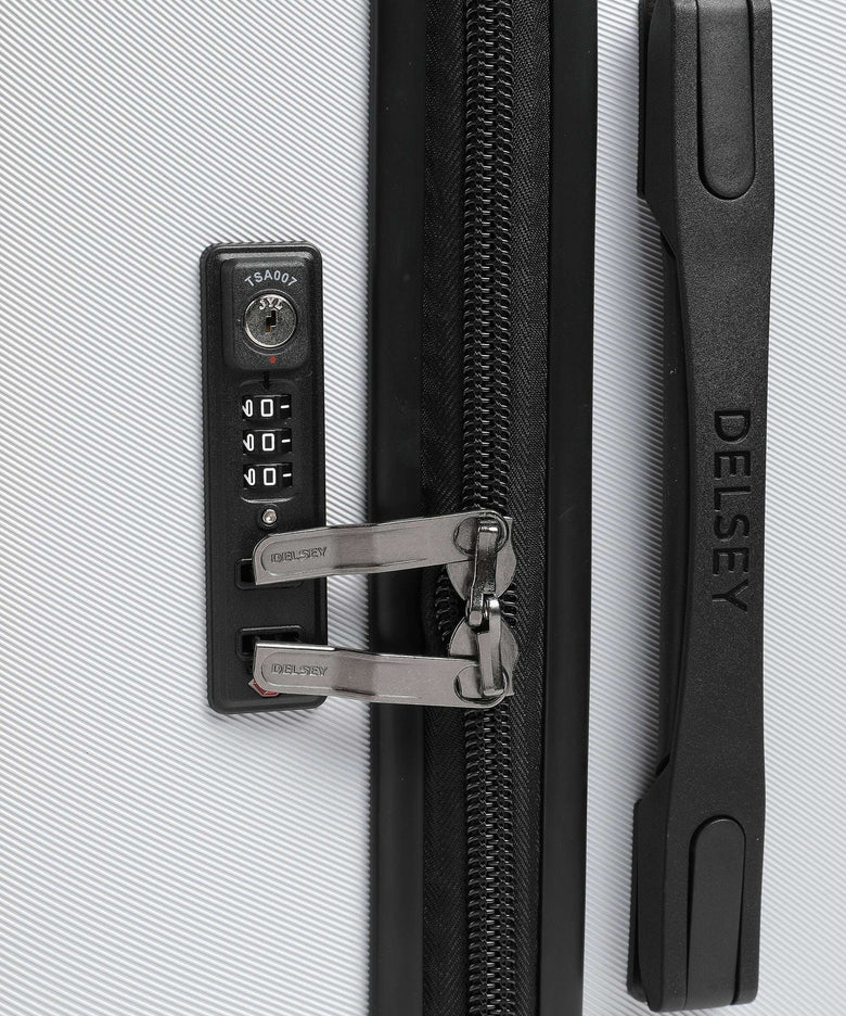 Delsey Paris Comete + Spinner (4 wheels) silbergrau