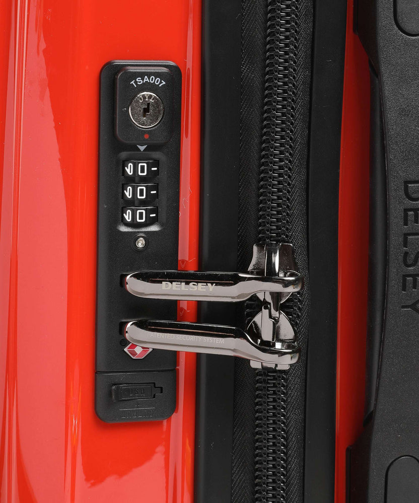 Delsey Paris Shadow 5.0 Spinner (4 wheels) intensives rot