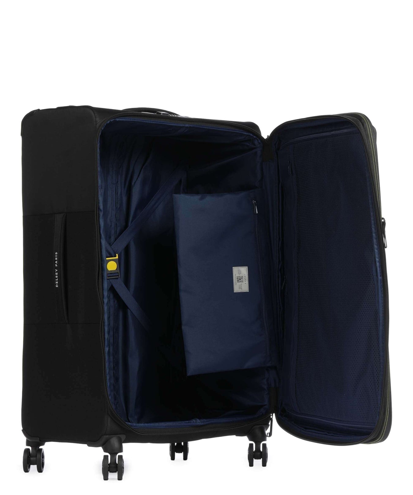 Delsey Paris Brochant 3 Spinner (4 wheels) deep black