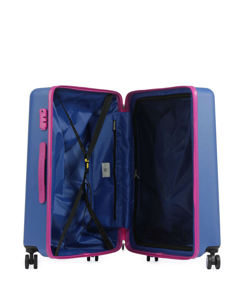 Delsey Paris x United Colors of Benetton Fabrica Spinner (4 wheels) blue