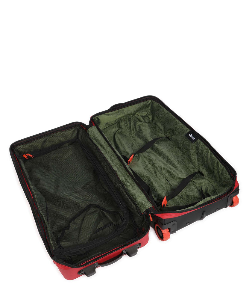 Jeep JS005A 73 Travel bag with wheels chili pepper red