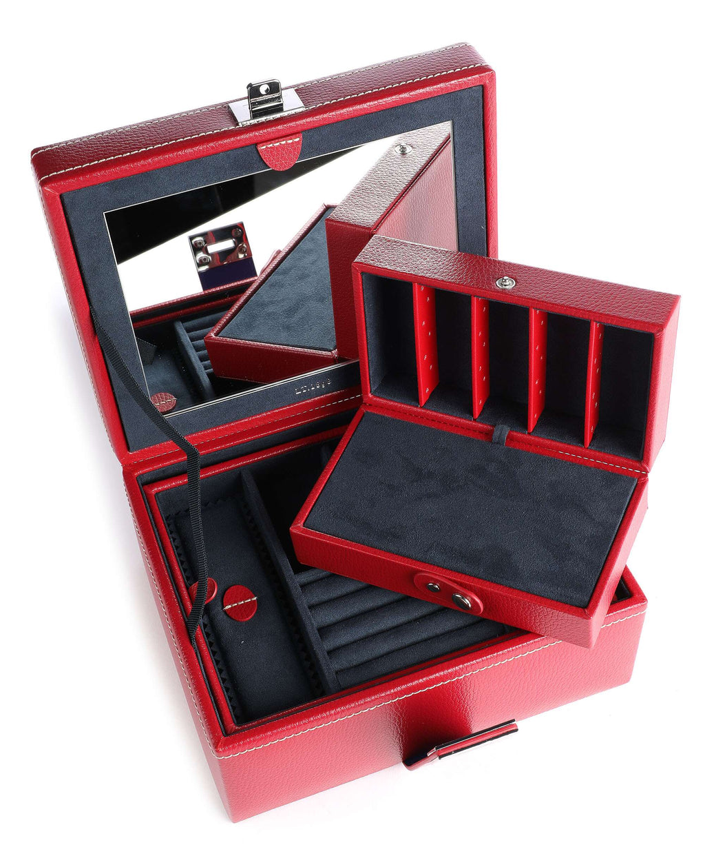 Le Tanneur Small Jewelry box grenat