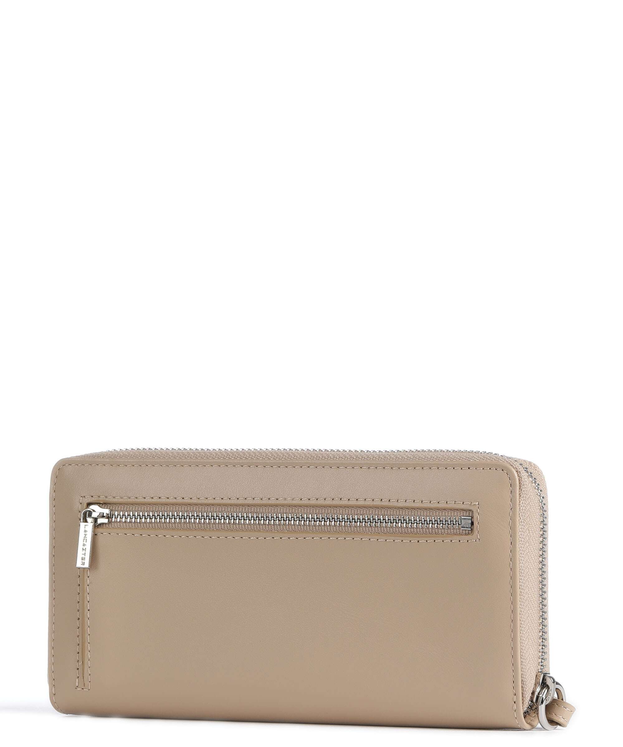 Lancaster Paris PM Wallet beige foncé