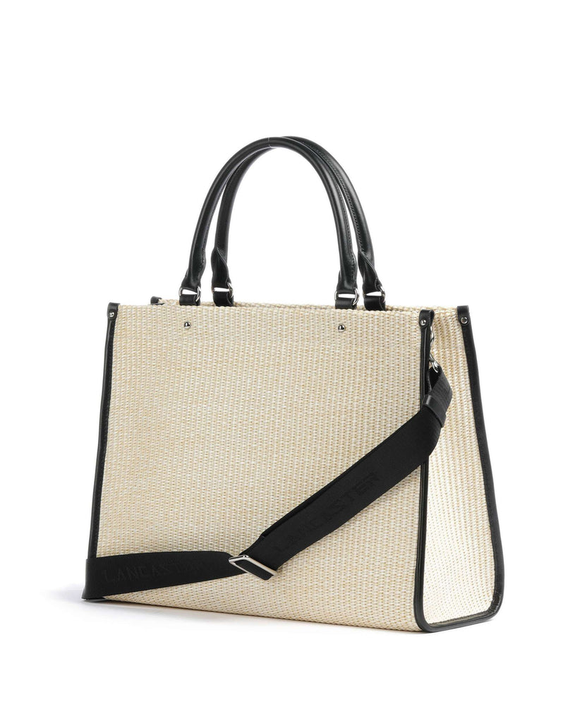 Lancaster Actual Mini Osier Handbag beige