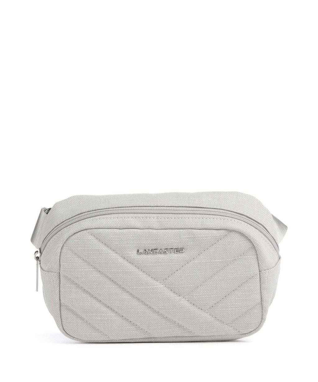 Lancaster Canvas Matelassé Fanny pack mastic