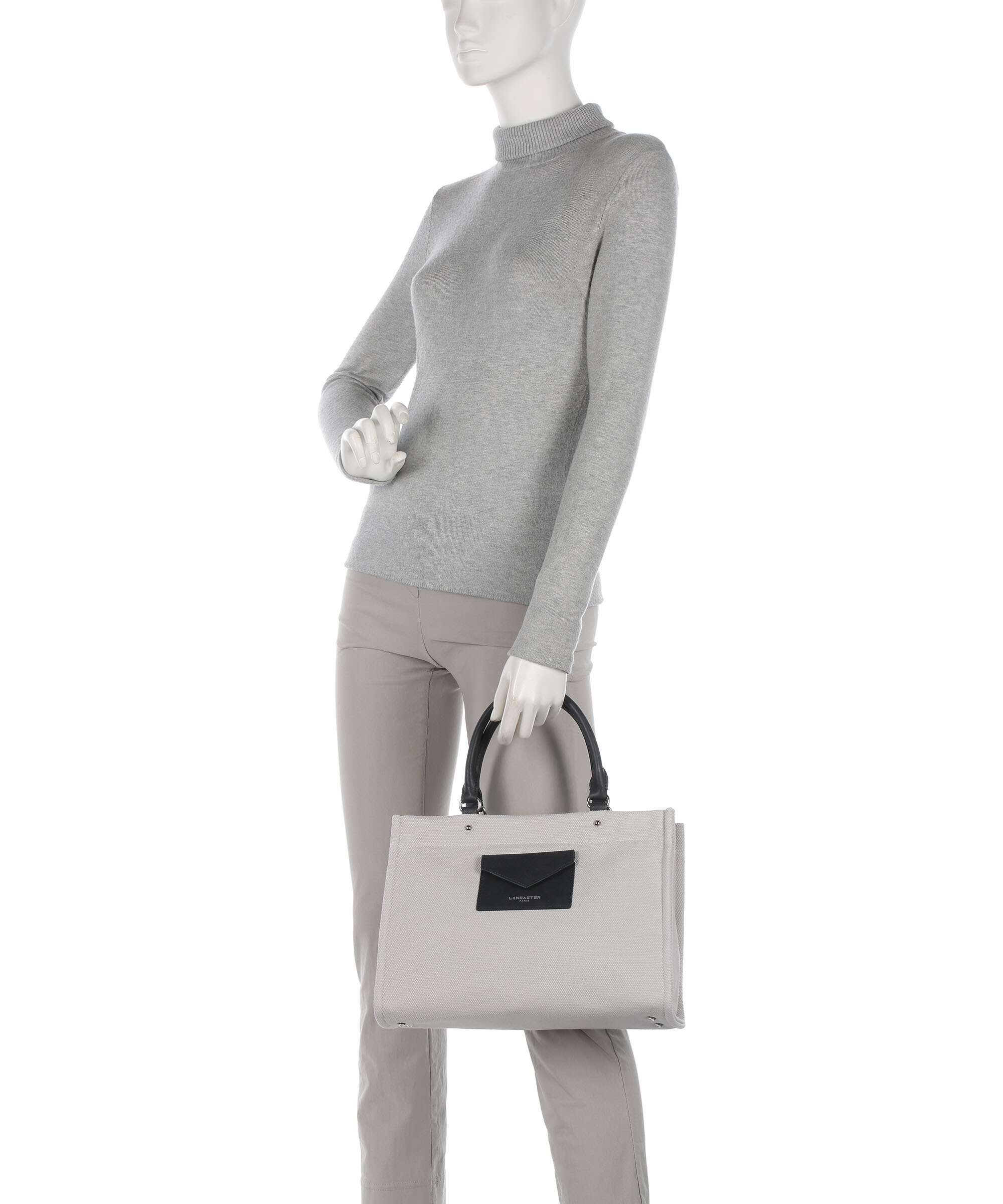 Lancaster Actual Canvas Conscious Handbag grisclai
