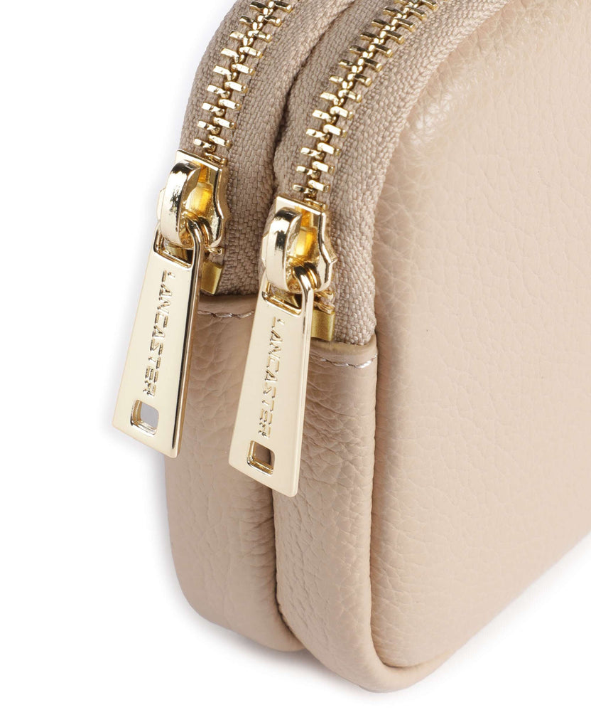 Lancaster Dune Crossbody bag beige foncé
