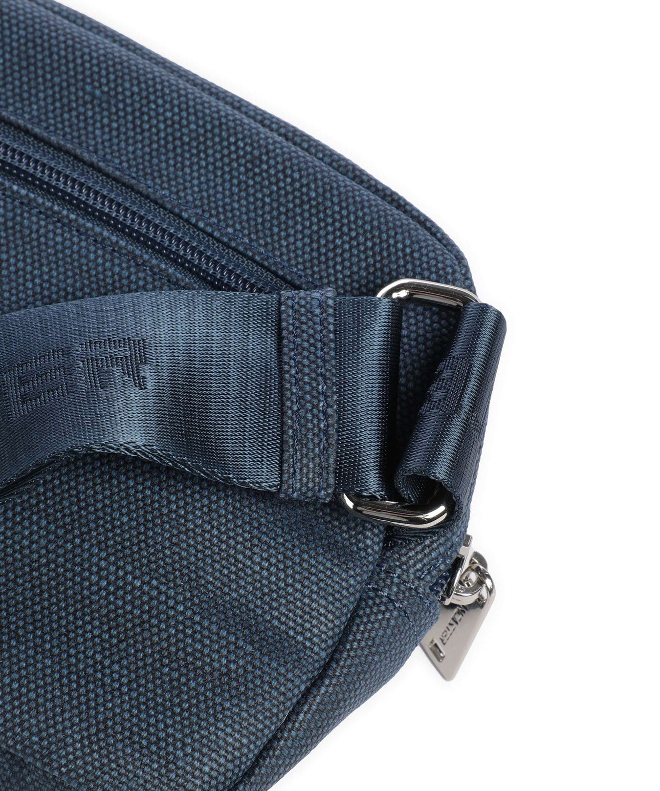 Lancaster Canvas Matelassé Fanny pack bleufonc