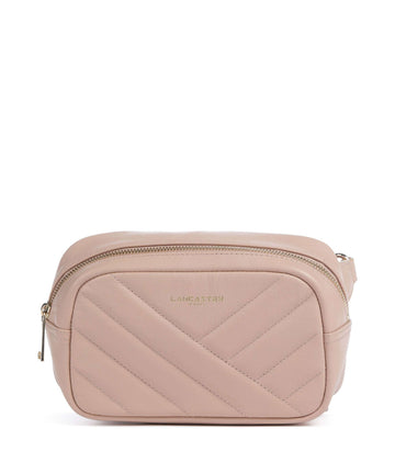 Lancaster Soft Matelassé Sac banane nuderose