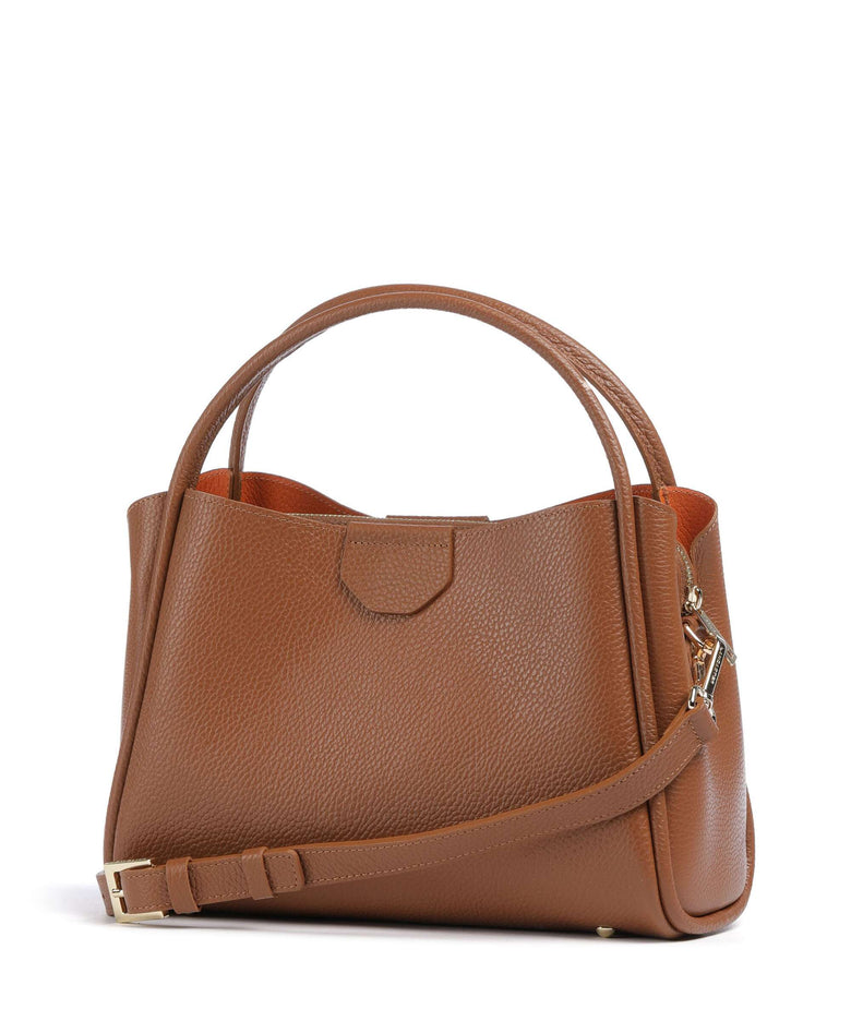 Lancaster Foulonne Ida Double Handbag camel/orange