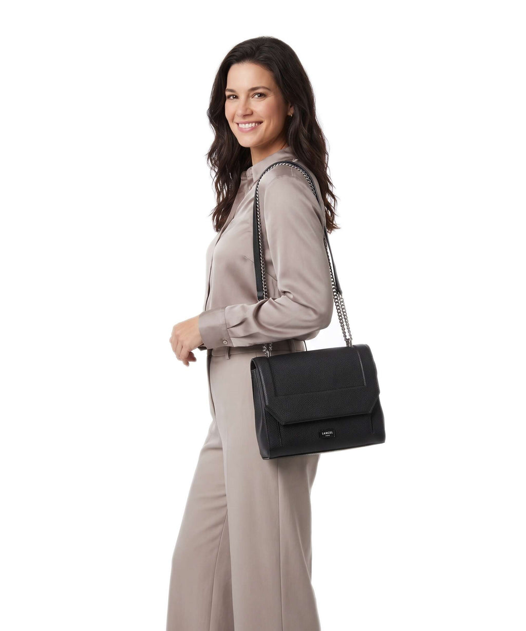Lancel Ninon M Shoulder bag black