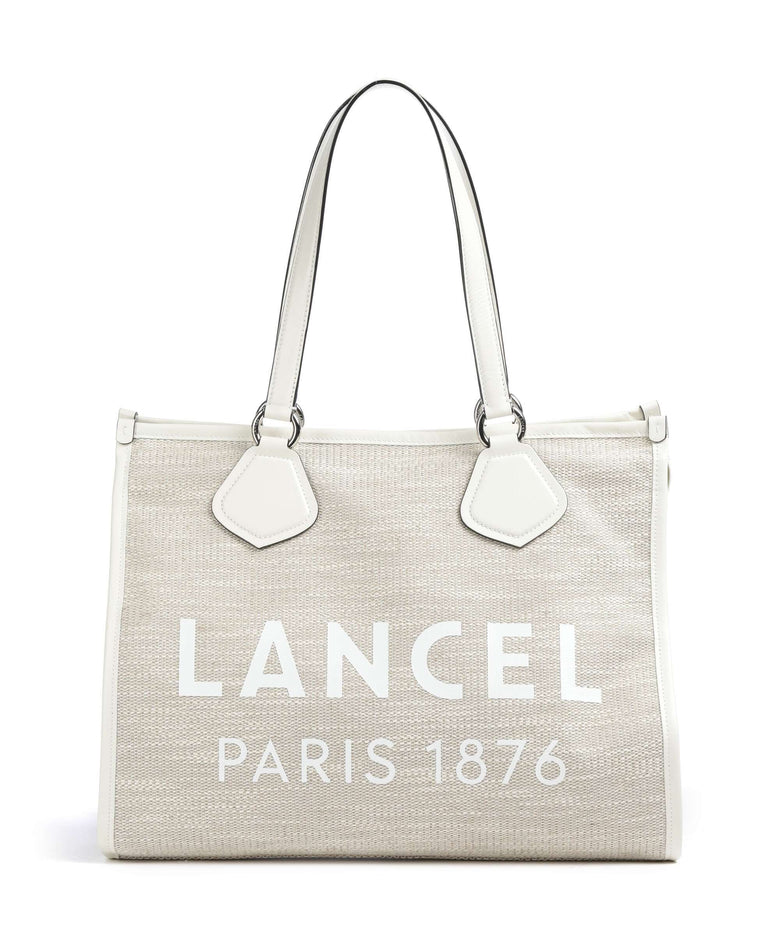 Lancel L Tote bag natural/white