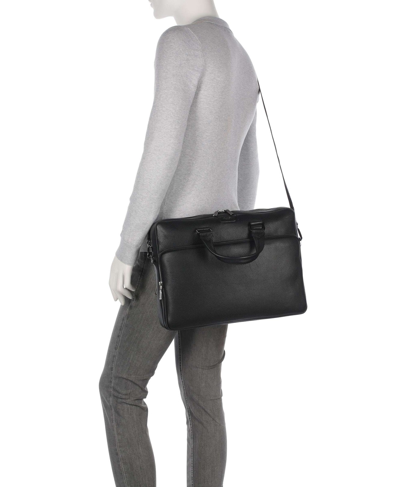 Lancel Côme Briefcase black