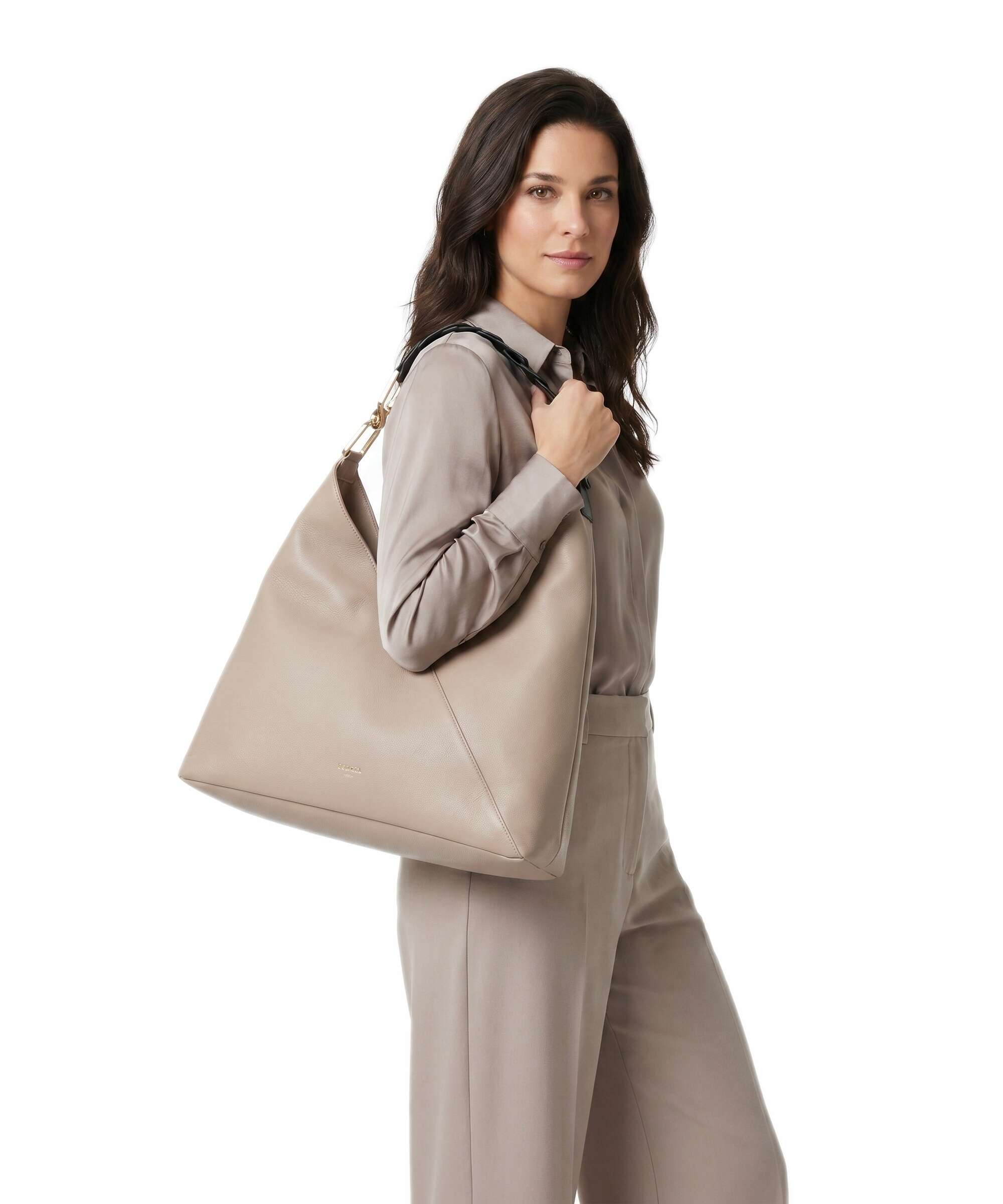 Lancel Pagode L Hobo bag natural/black