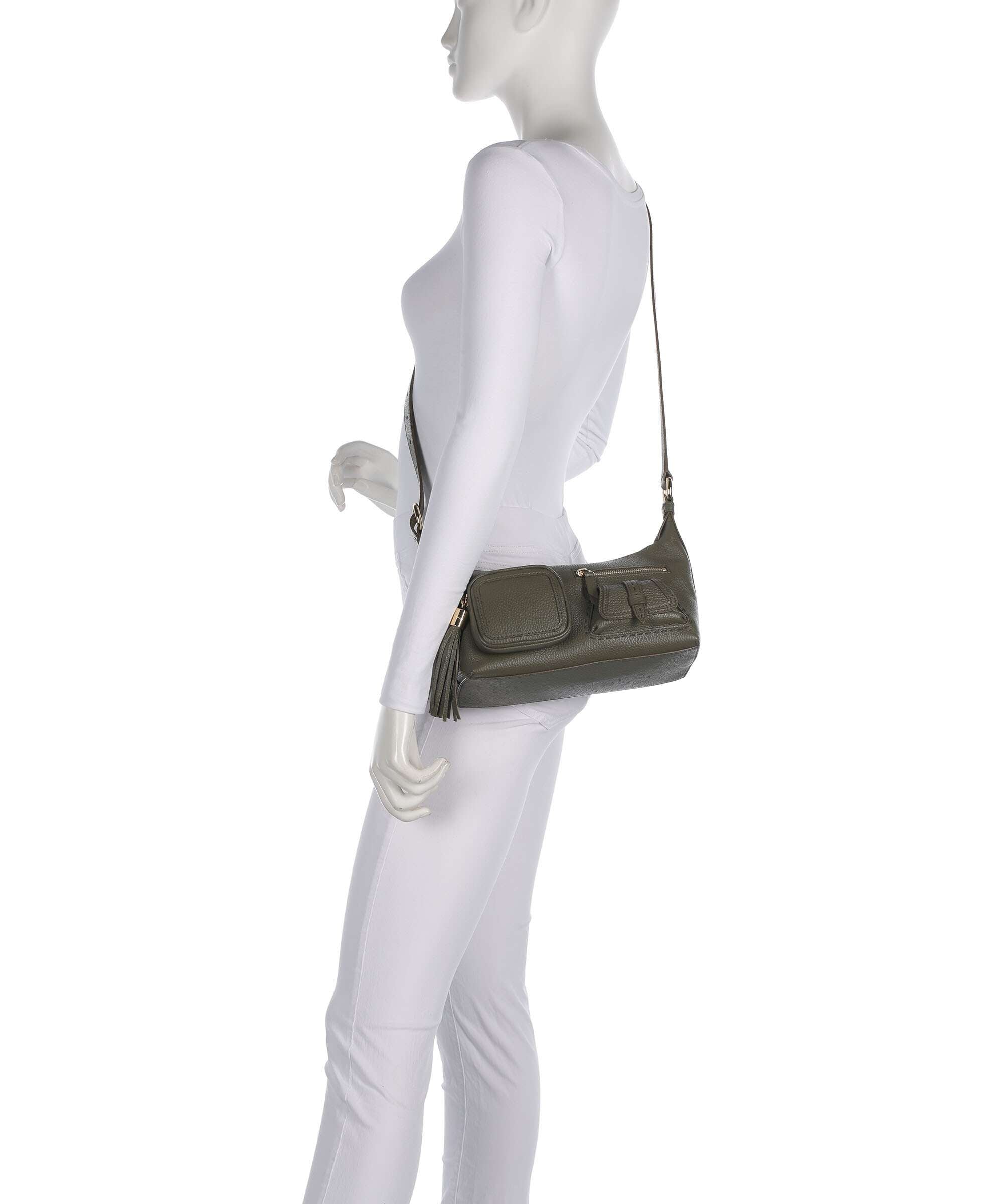 Lancel Premier Flirt S Crossbody bag dark khaki