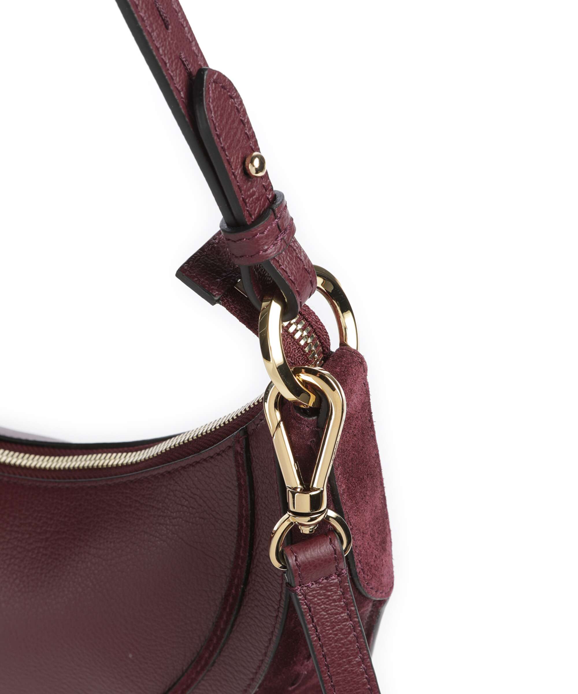 Lancel Hobohème M Hobo bag cassis