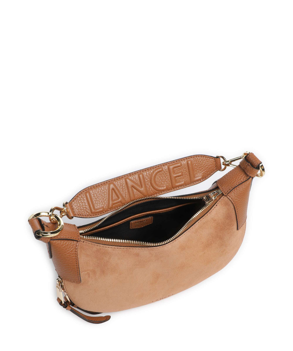 Lancel Origami S Hobo bag camel