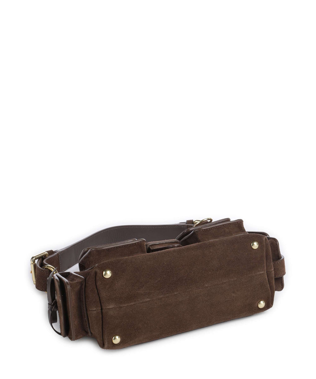 The Kooples Amelia Small Shoulder bag chocolate