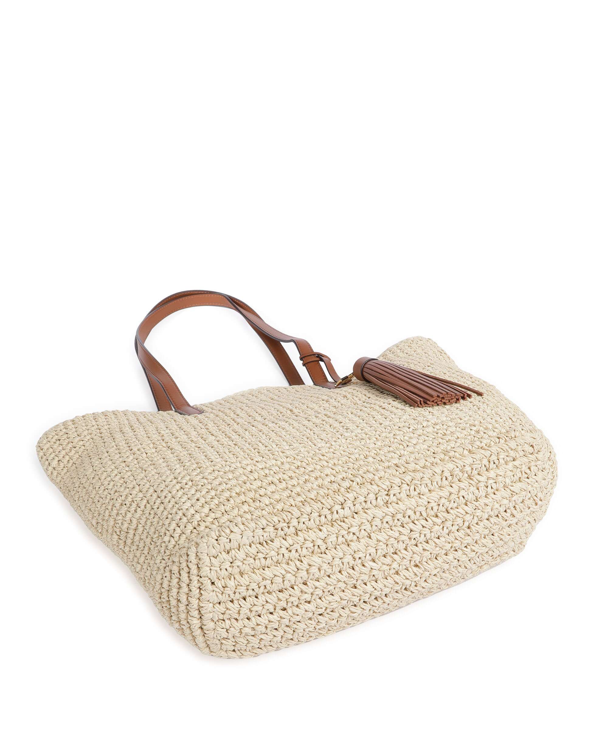 Lauren Ralph Lauren Whitney 29 Straw Tote bag natural/lauren tan