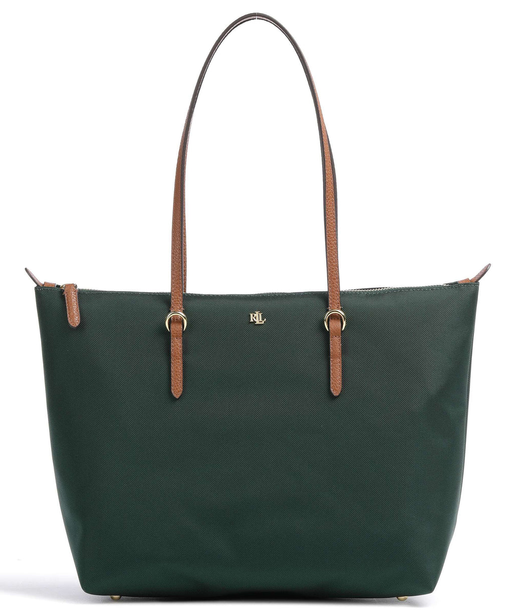 Lauren Ralph Lauren Keaton 26 Tote bag season green/tan