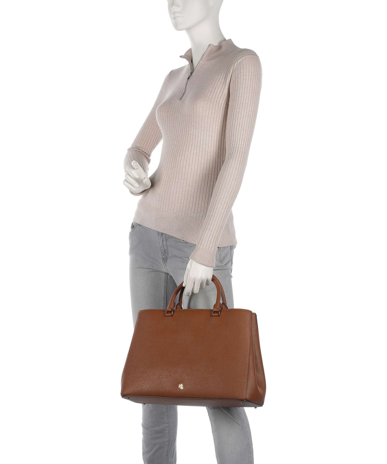 Lauren Ralph Lauren Hanna 37 Handbag lauren tan