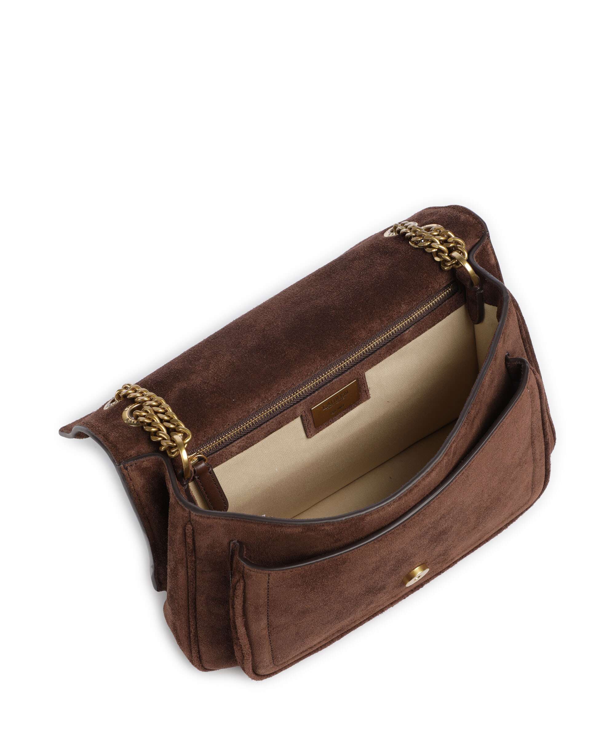Lauren Ralph Lauren Bradley Medium Shoulder bag dark hickory