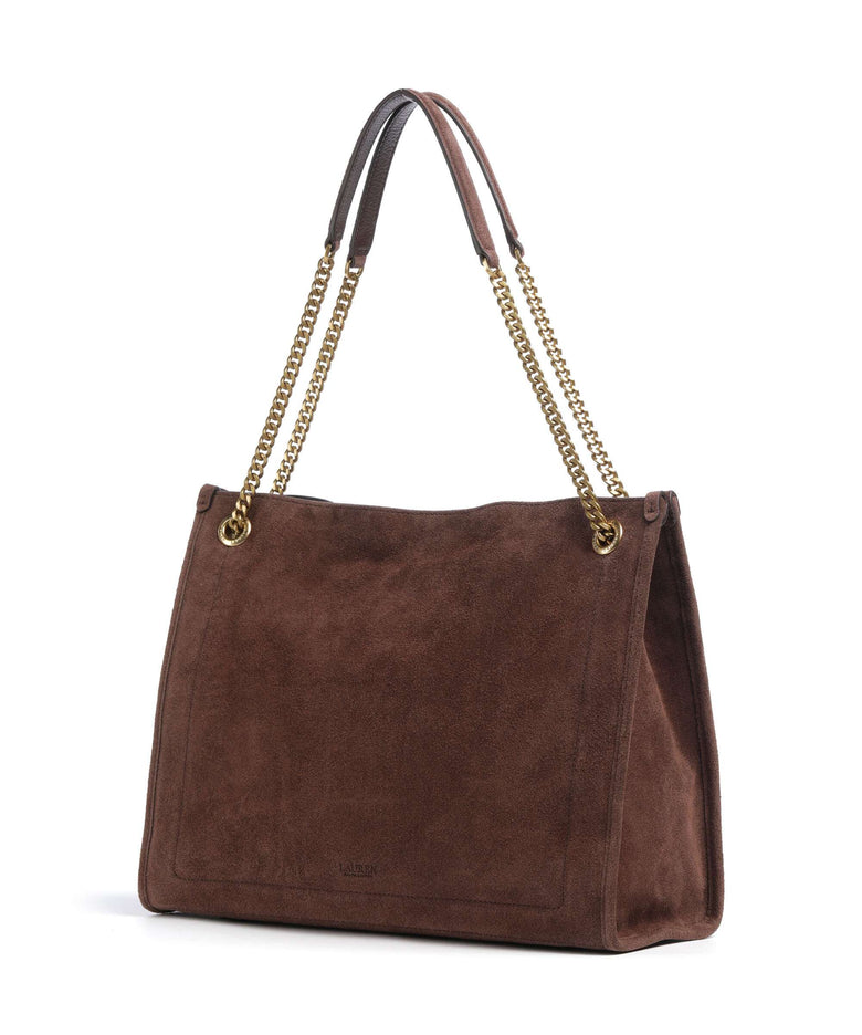 Lauren Ralph Lauren Bradley Large Tote bag dark hickory