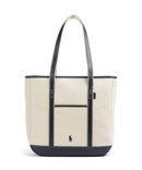 Polo Ralph Lauren Canvas Medium Cabas ecru/navy