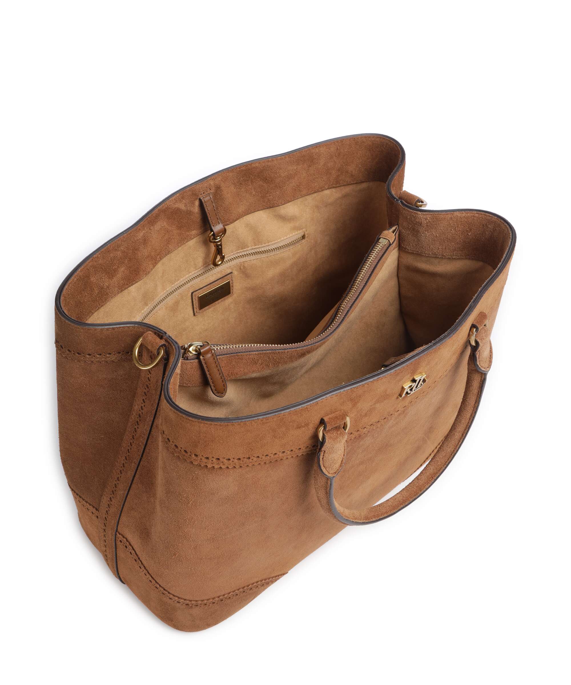 Lauren Ralph Lauren Marcy 36 Handbag light tobacco