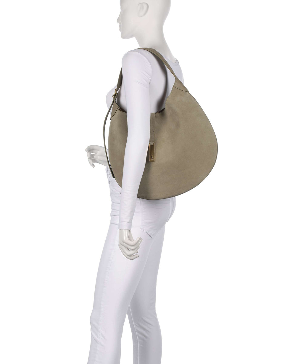 Polo Ralph Lauren ID Collection Medium Hobo bag light olive