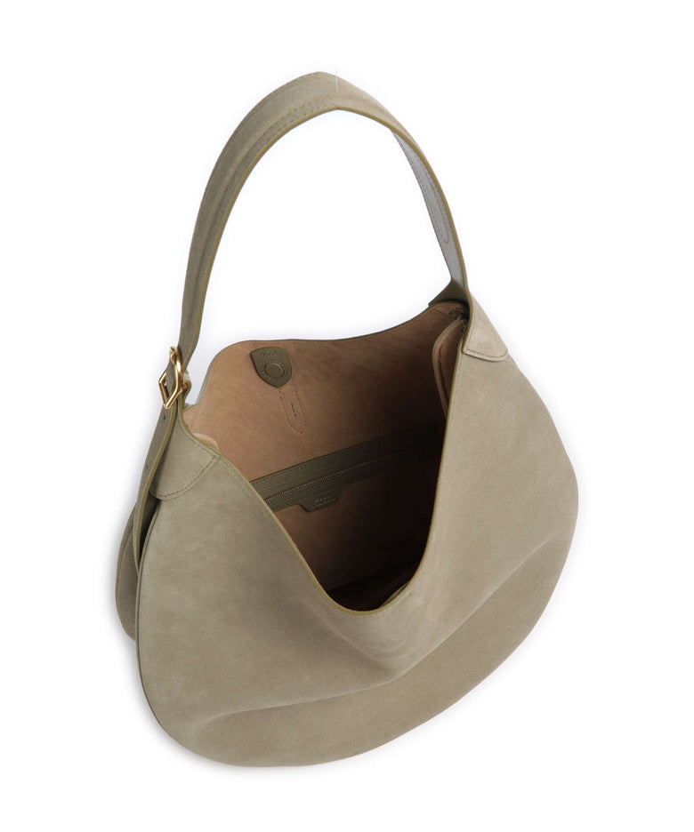 Polo Ralph Lauren ID Collection Medium Hobo bag light olive