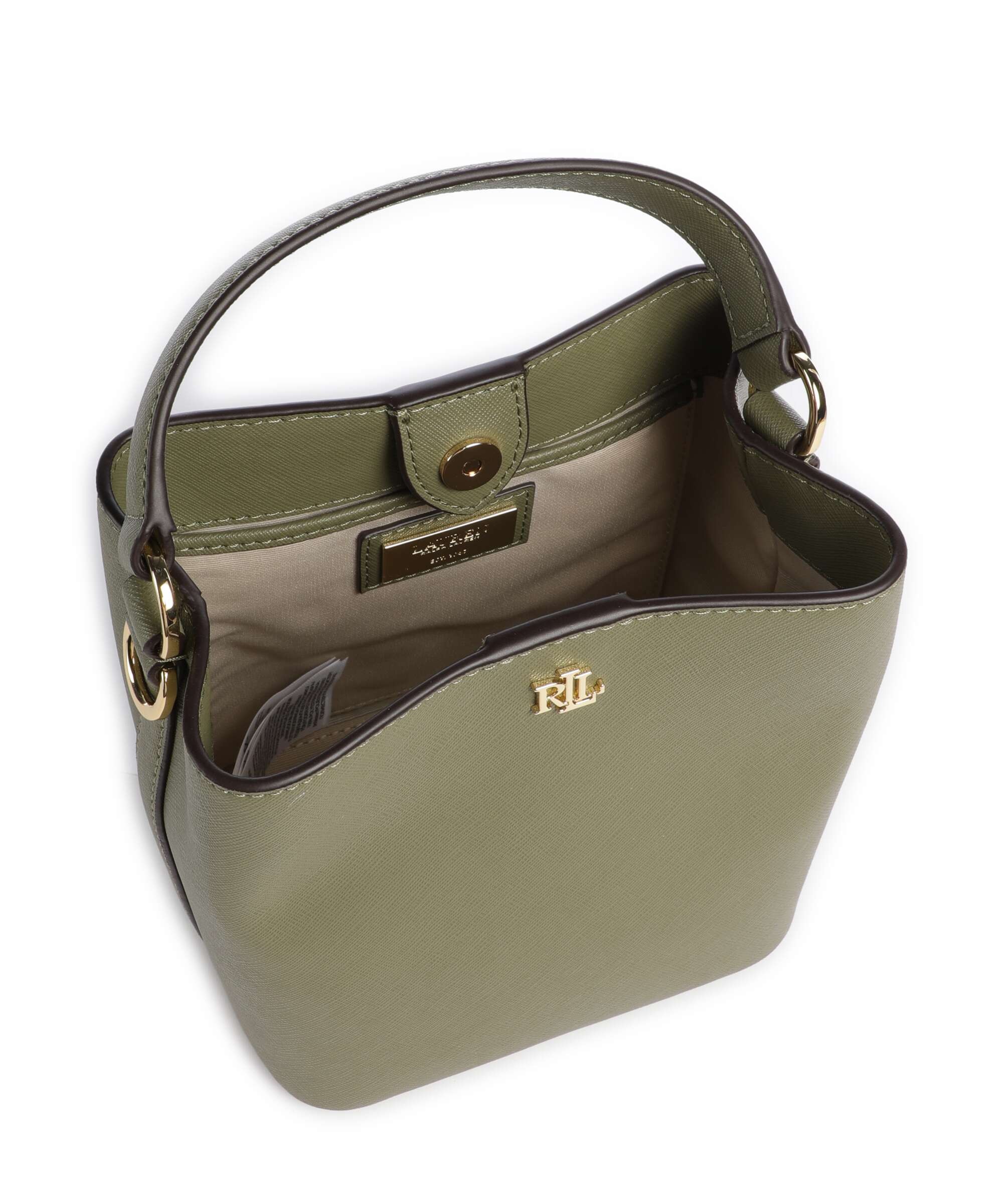 Lauren Ralph Lauren Reese Small Bucket bag sage green
