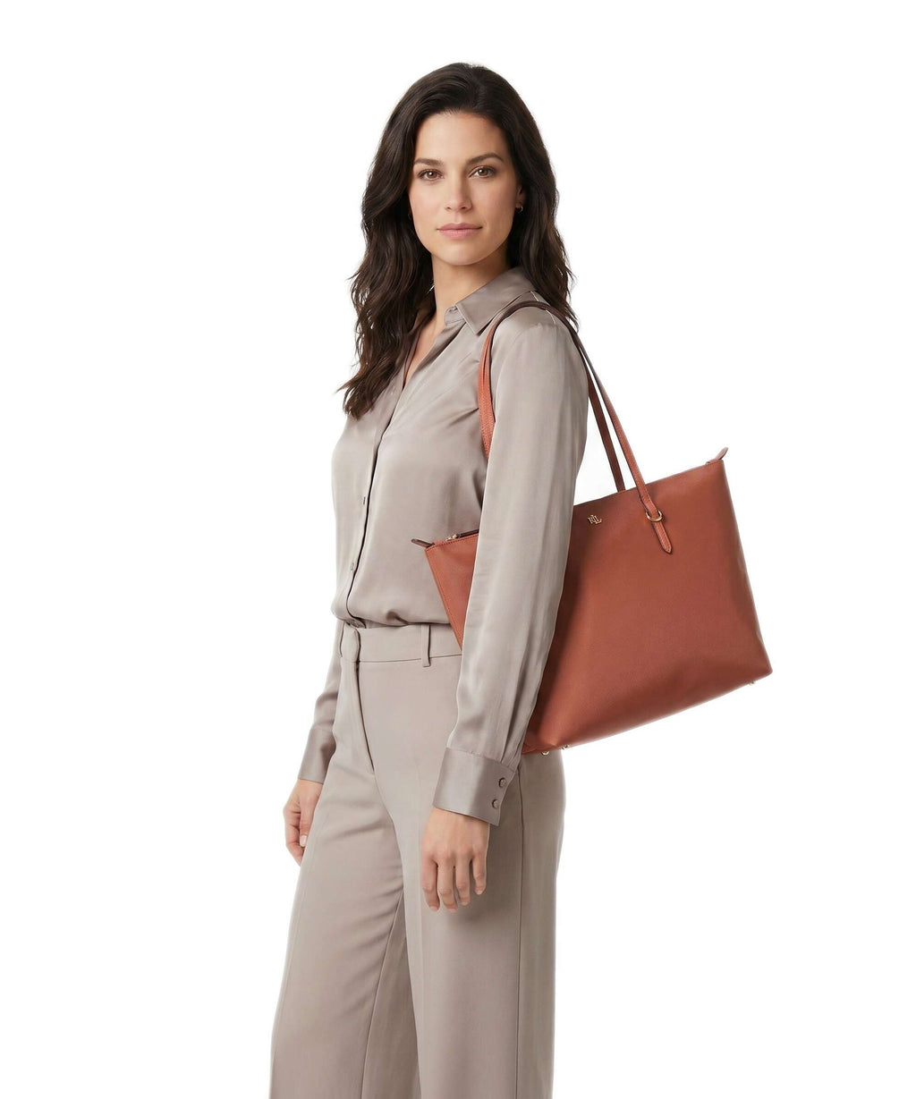 Lauren Ralph Lauren Keaton 26 Tote bag red terracotta