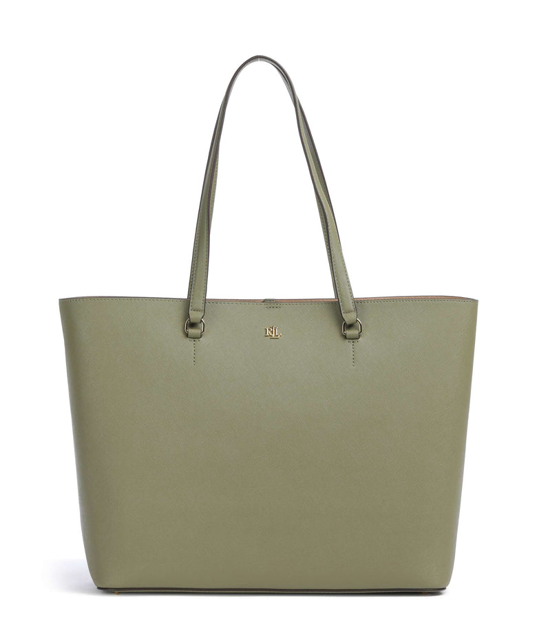 Lauren Ralph Lauren Karly Large Tote bag sage green