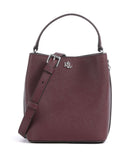 Lauren Ralph Lauren Reese Small Sac seau dark garnet