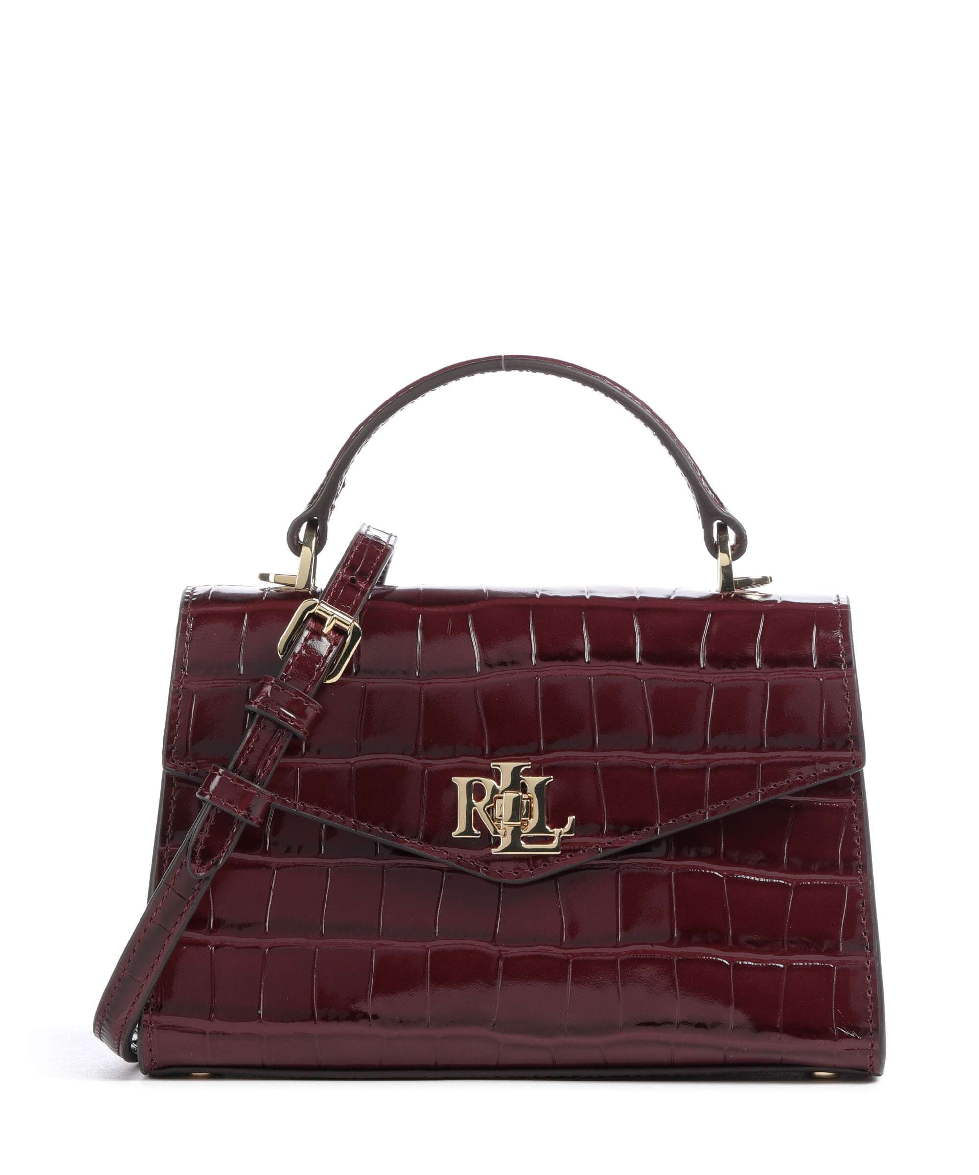Lauren Ralph Lauren Farrah Small Handbag dark garnet
