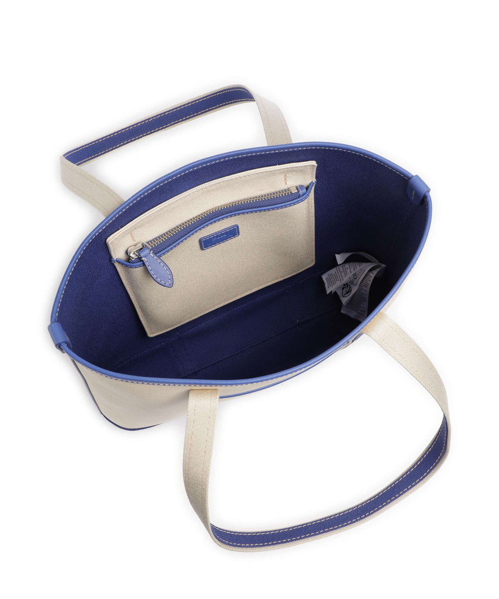 Polo Ralph Lauren Bear Spring Tote bag ecru/ indigo sky