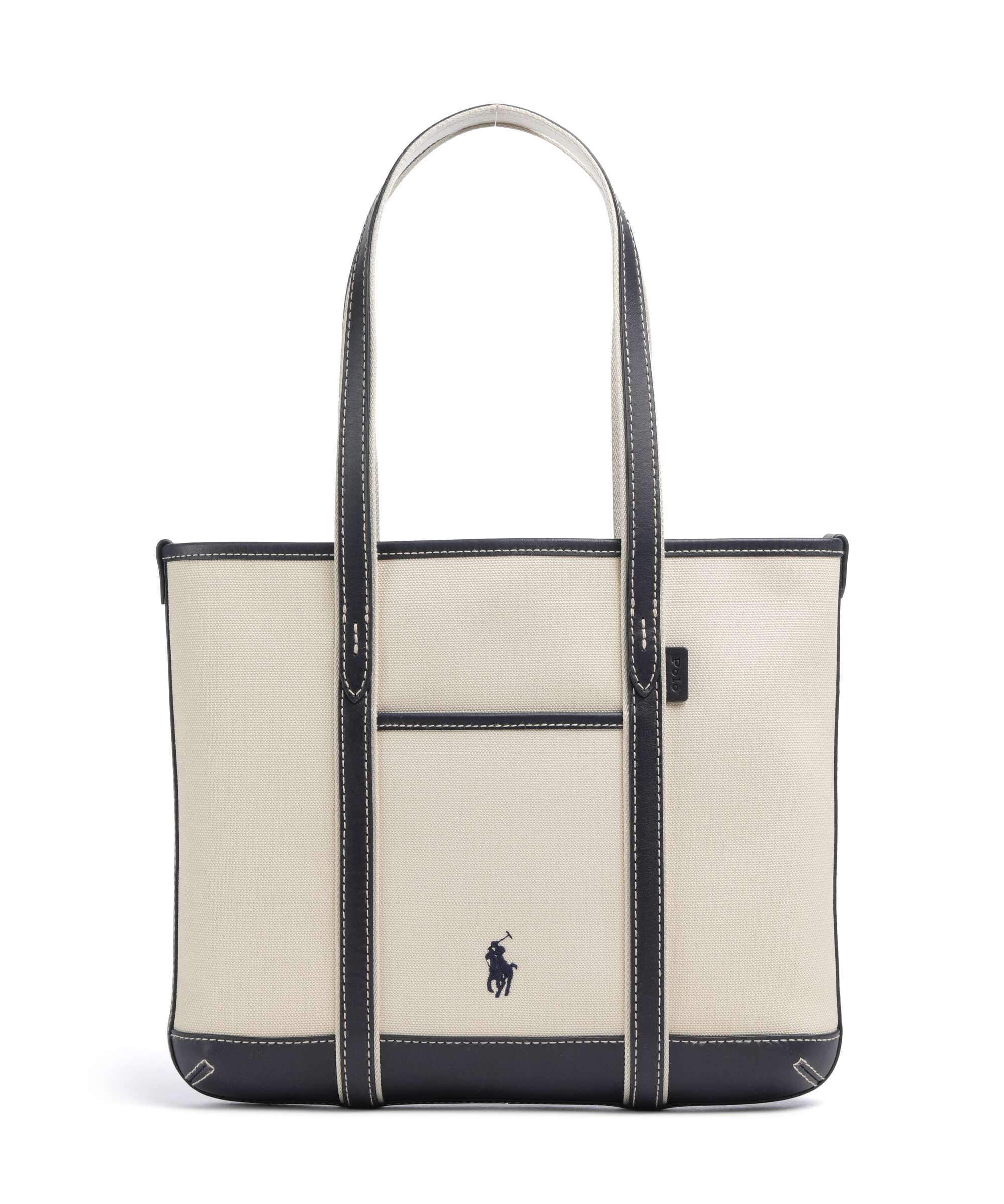 Polo Ralph Lauren Canvas Small Tote bag ecru/navy