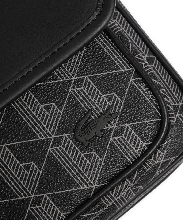 Lacoste The Blend Messenger bag monogram noir/gris