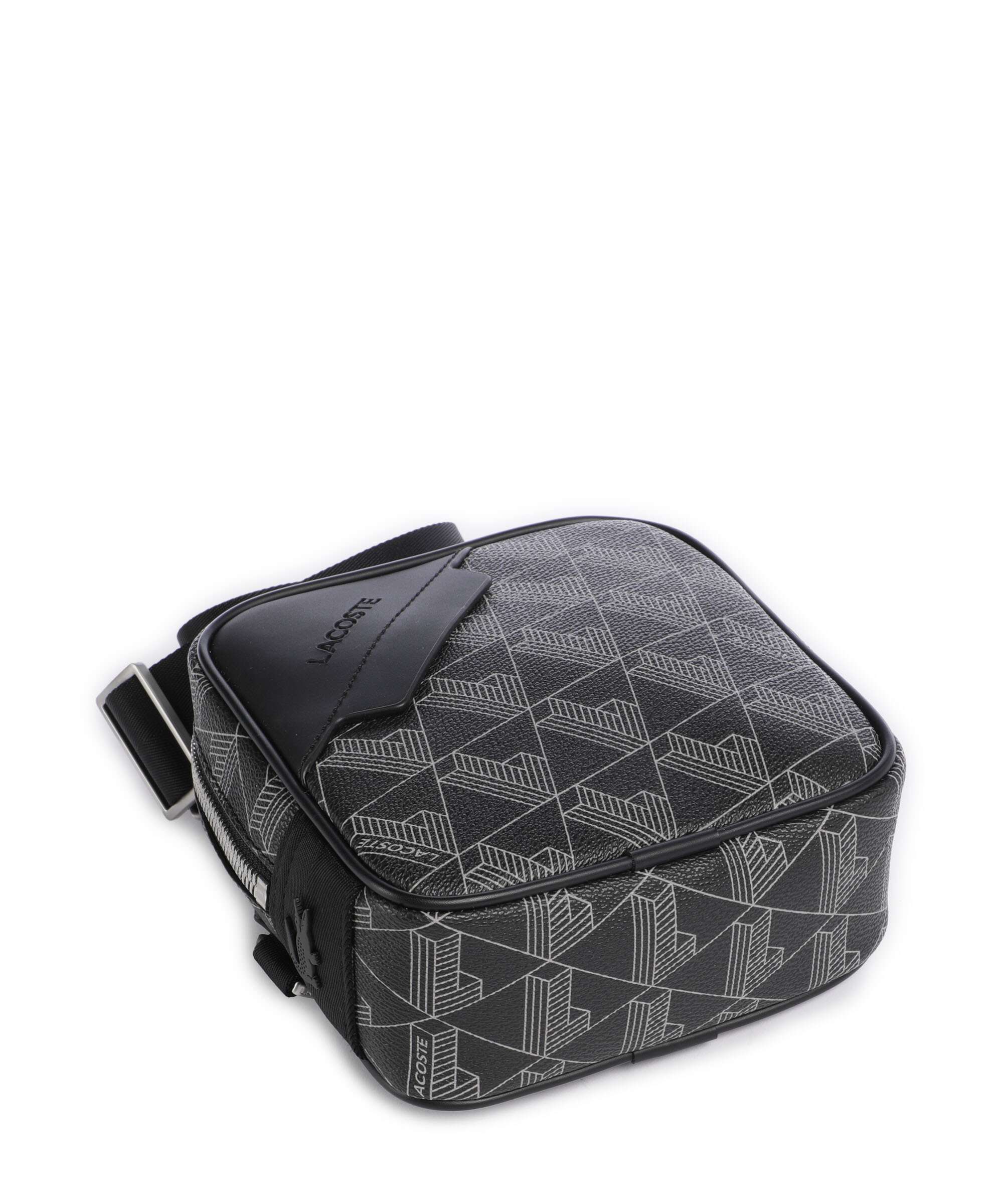 Lacoste The Blend Crossbody bag monogram noir/gris