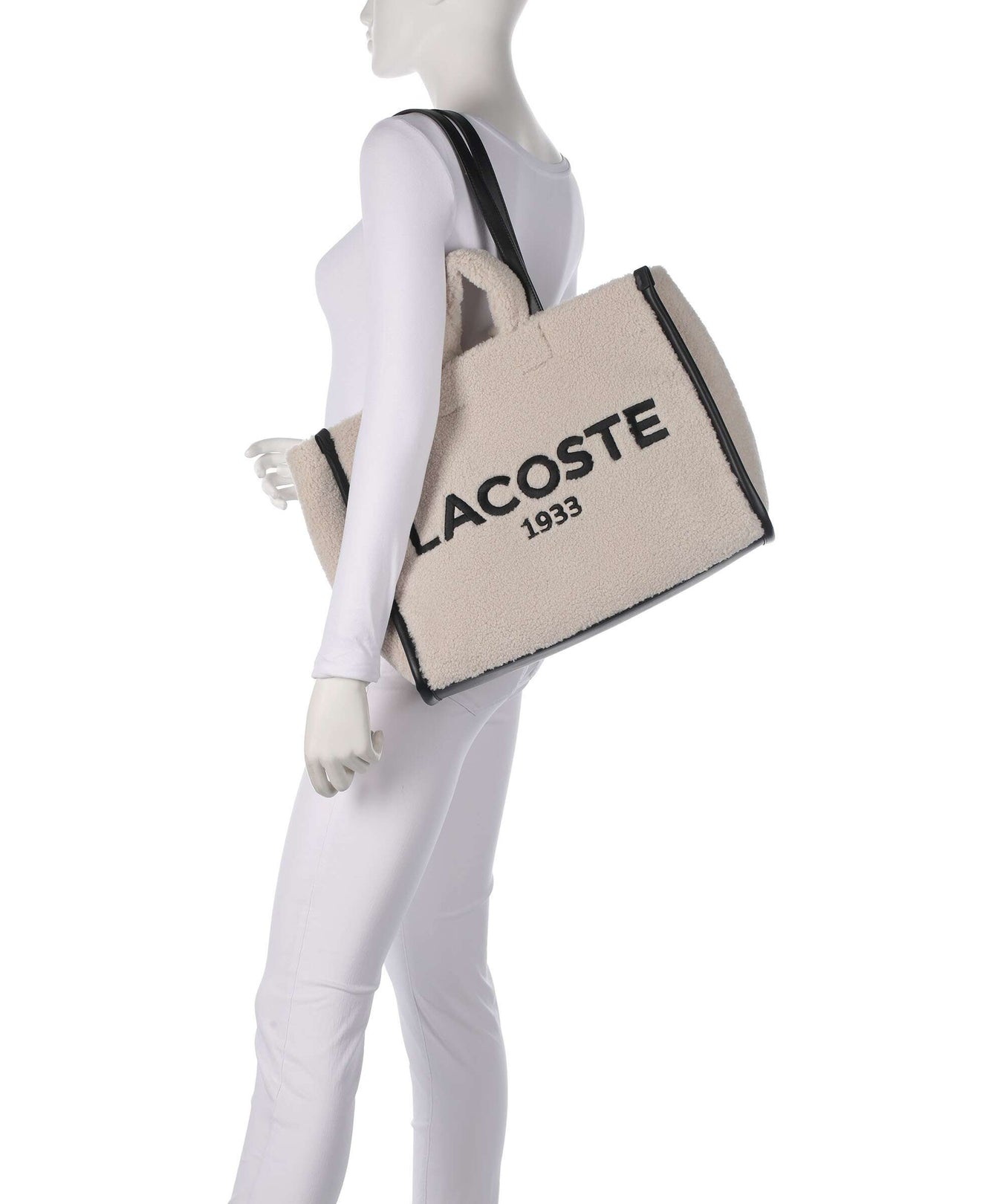Lacoste Heritage Tote bag natural/noir