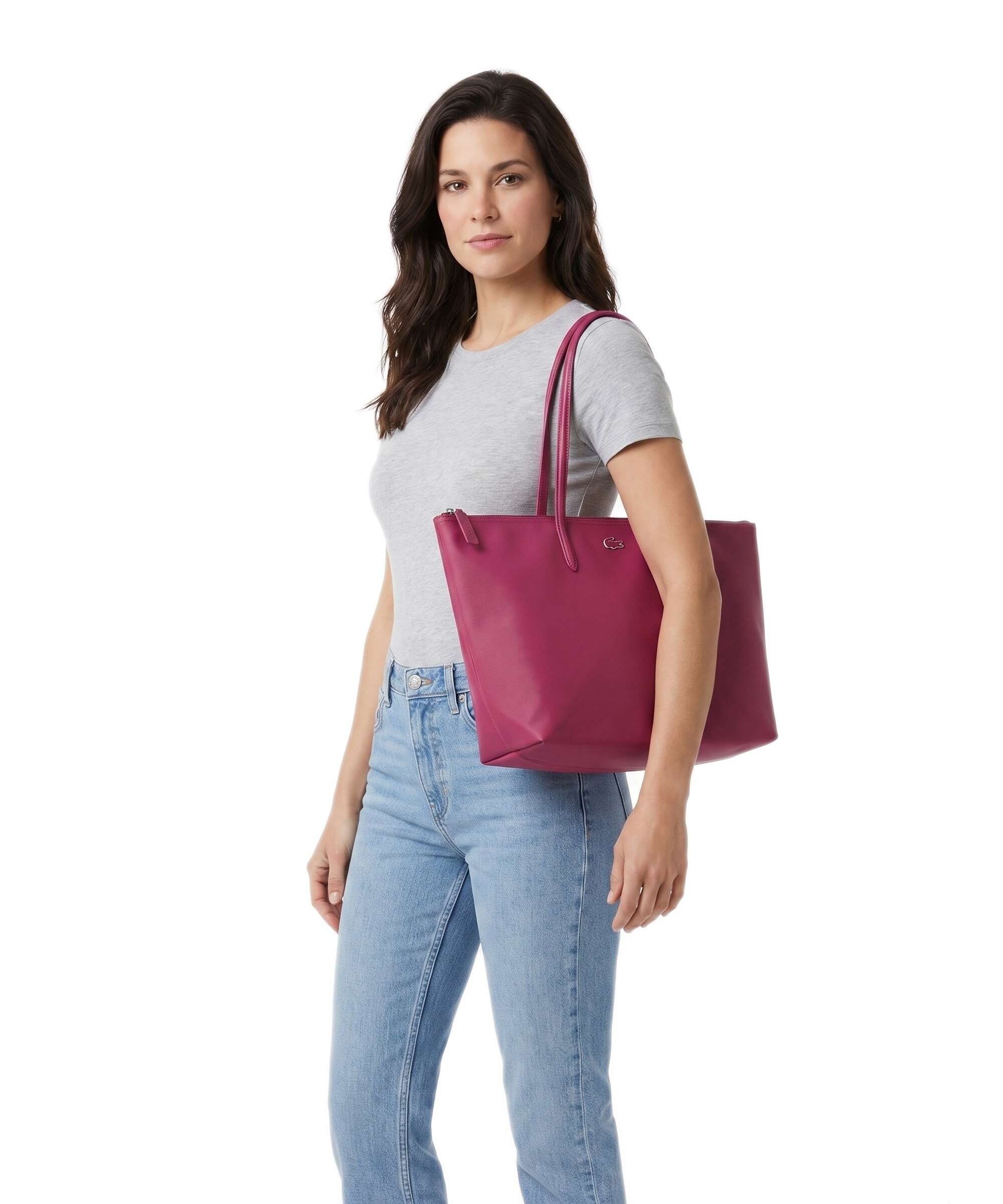 Lacoste L.12.12 Concept Tote bag rubine