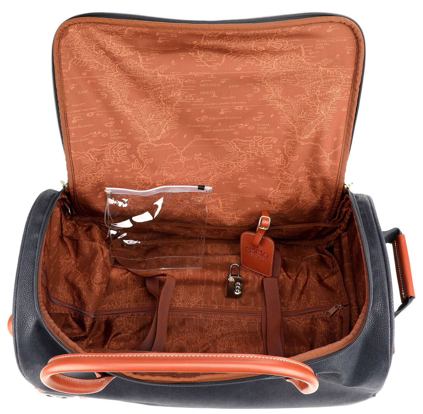 Jump Uppsala Soft Travel bag with wheels navy