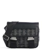 Lacoste The Blend Sac bandoulière monogram noir/gris