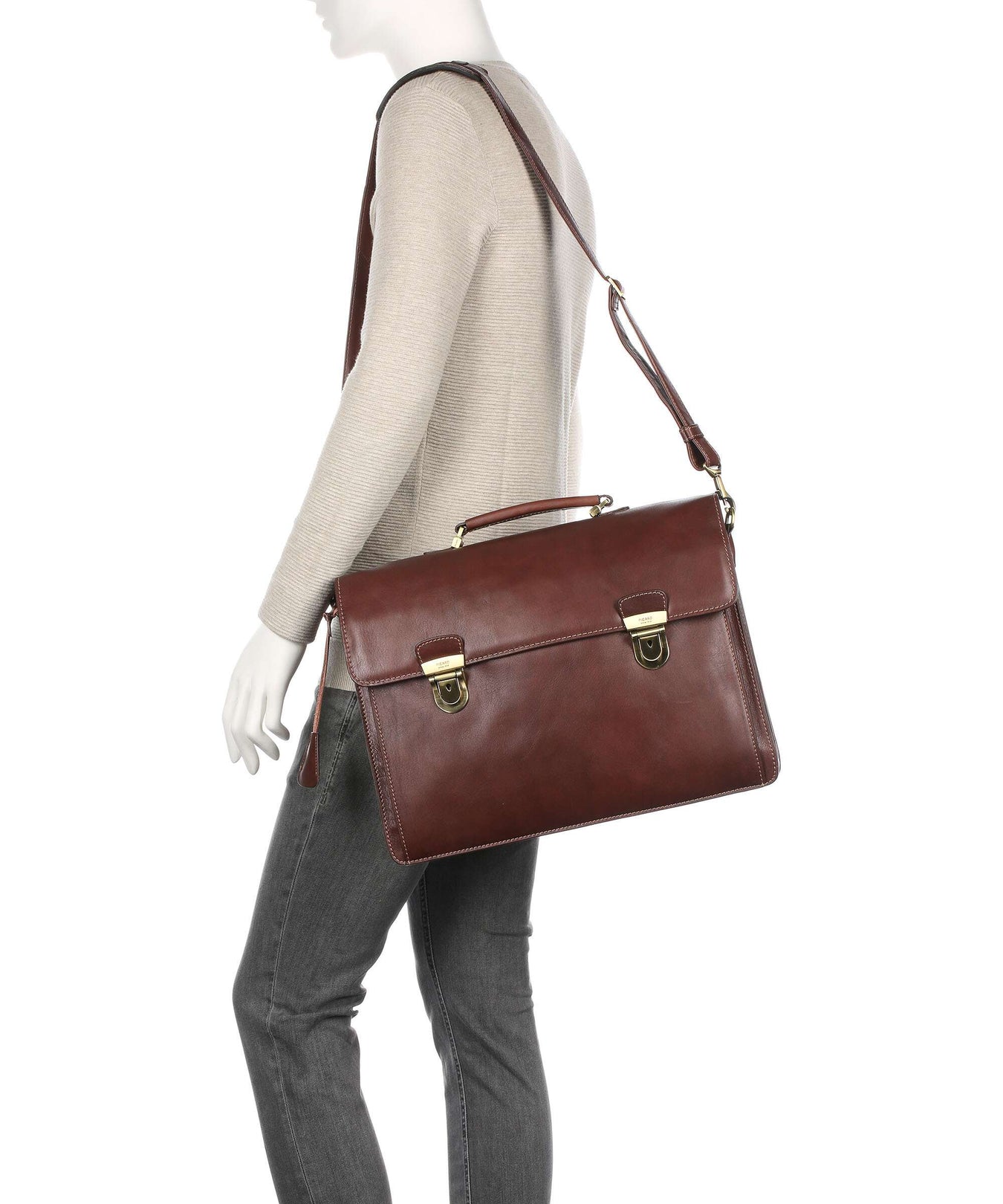 Picard Toscana Briefcase brown